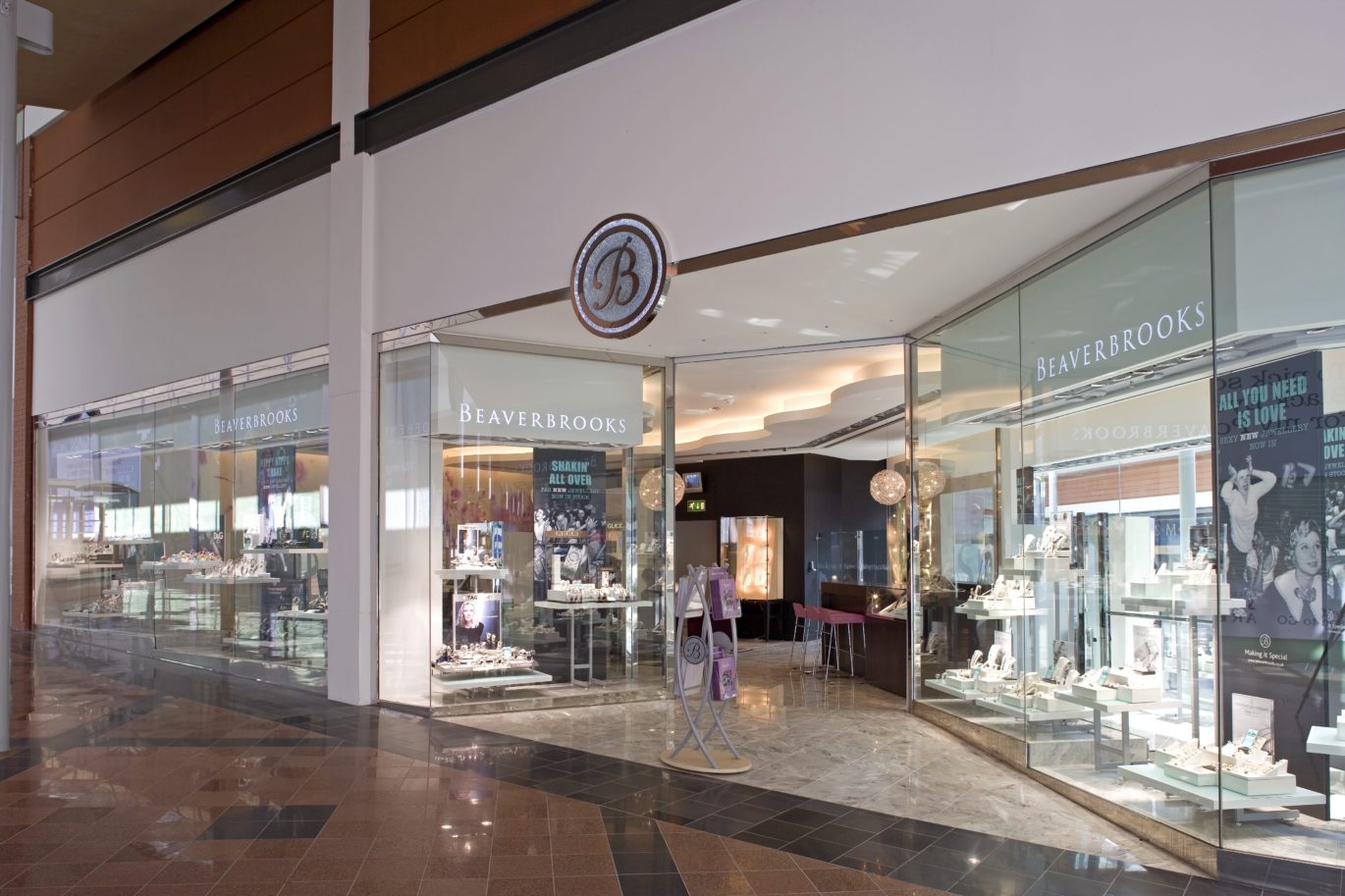 Beaverbrooks - Shopping Centre Shopfit for a Multiple Retailer